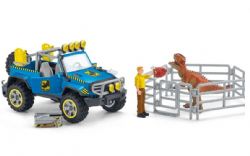 SCHLEICH - VOITURE TOUT-TERRAIN AVEC AVANT-POSTE DINO #41464 *EXCLUSIF À CHICOUTIMI*